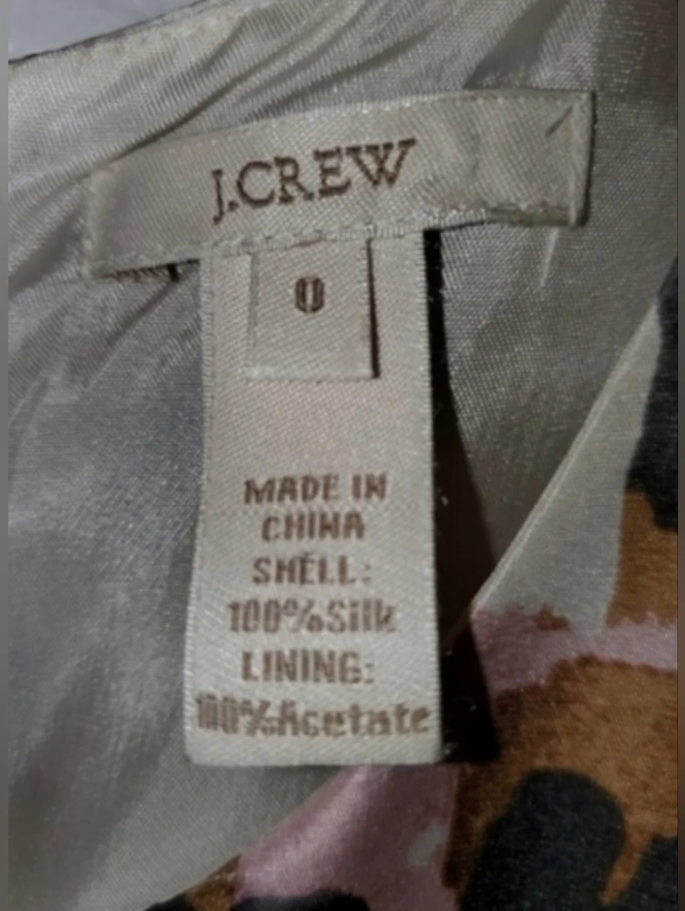 J. Crew Silk Sheath Dress